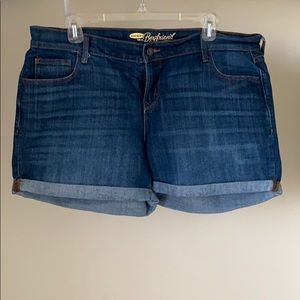 2/$12! Folded Jean shorts